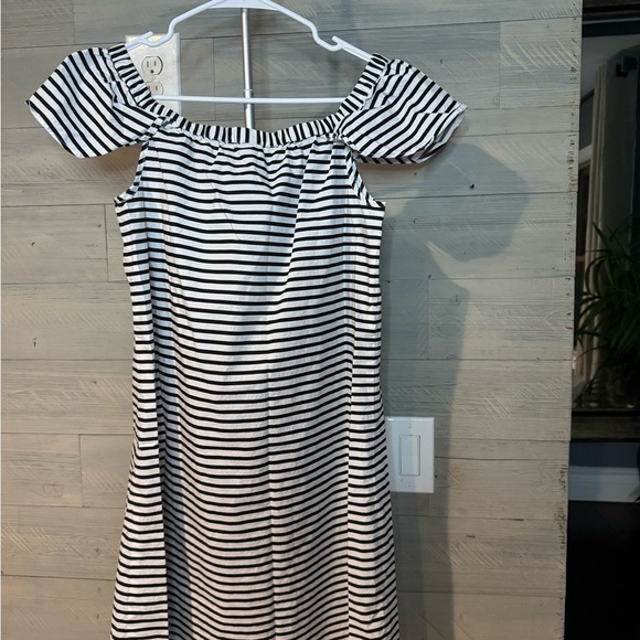 J.Crew Black and White Striped Dress - Picture 3 of 4
